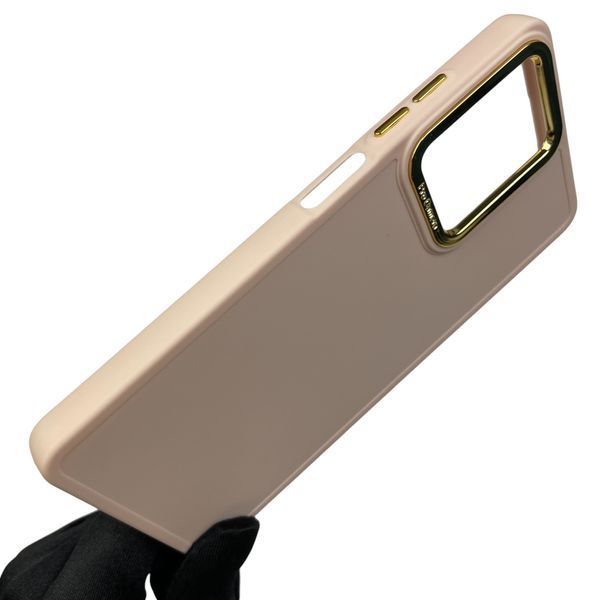 Чехол для Xiaomi Redmi Note 12 Pro 5G с высокими бортами с микрофиброй на сяоми редми нот 12 про 5г пудровый 0002248 фото