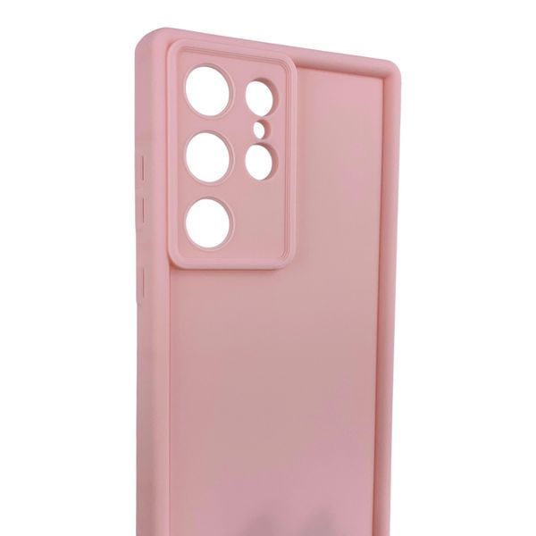 Чехол силиконовый Soft Touch для Samsung Galaxy S24 Ultra розовый (Полная защита камеры) 0054095 фото