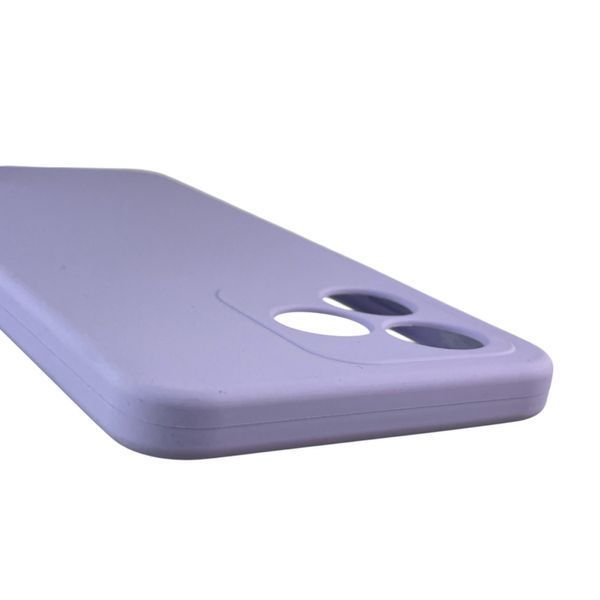 Чехол для Realme C51 силиконовый с микрофиброй нескользящий на реалми с51 сиреневый 0031807 фото