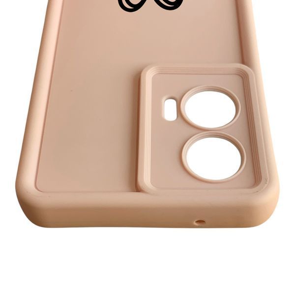Чехол силиконовый Soft Touch с 3D принтом Сердце для Realme C67 розовый (Полная защита камеры) 0067576 фото
