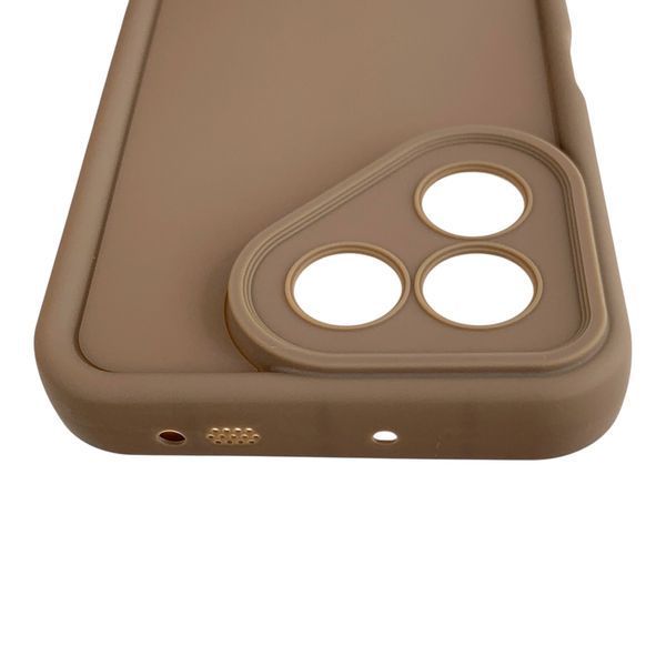Чехол силиконовый Soft Touch для Tecno Pova 7 Neo (LJ6) коричневый (Полная защита камеры) 0054489 фото
