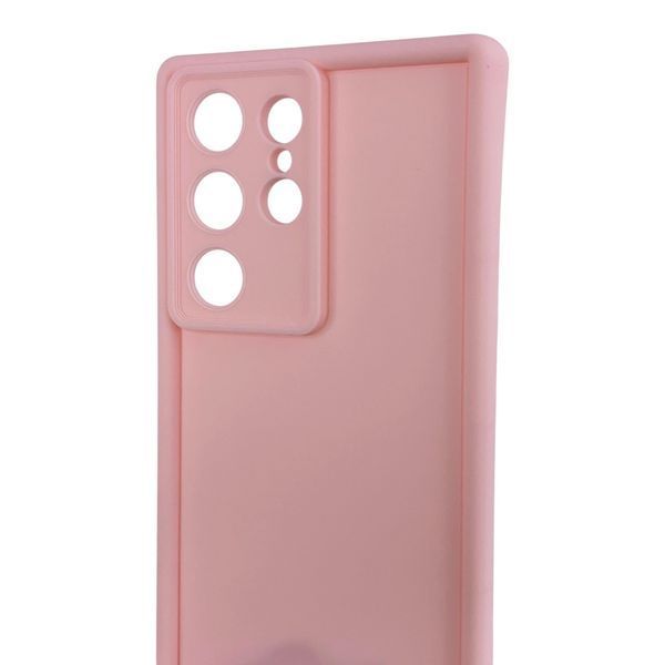 Чехол силиконовый Soft Touch для Samsung Galaxy S24 Ultra розовый (Полная защита камеры) 0054095 фото