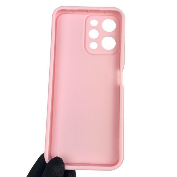 Чохол силіконовий оригінальний Soft Touch з 3D принтом злого кота для Xiaomi Redmi 12 рожевий (Повний захист камери) 0046645 фото
