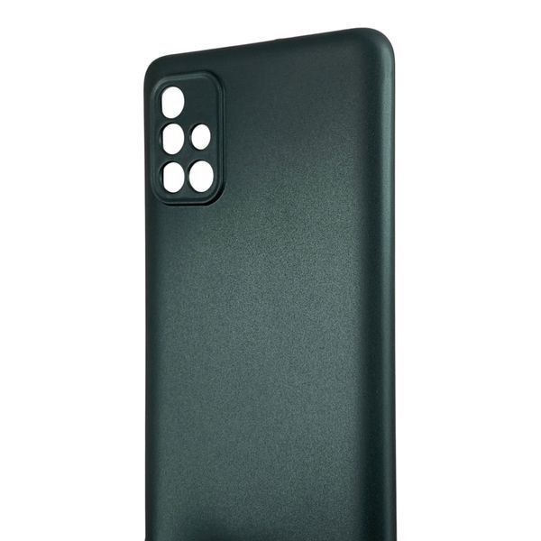 Чехол для Samsung Galaxy A71 черный матовый TPU (матовый, гибкий) 0059949 фото
