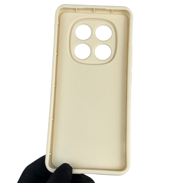 Чохол силіконовий Soft Touch з 3D принтом для Xiaomi Redmi Note 14 Pro 4G молочний (Повний захист камери) 0042383 фото