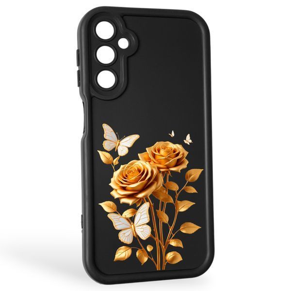 Чохол силіконовий оригінальний Soft Touch з 3D принтом злого кота для Samsung Galaxy A24 (SM-A245F) чорний (Повний захист камери) 0046444 фото