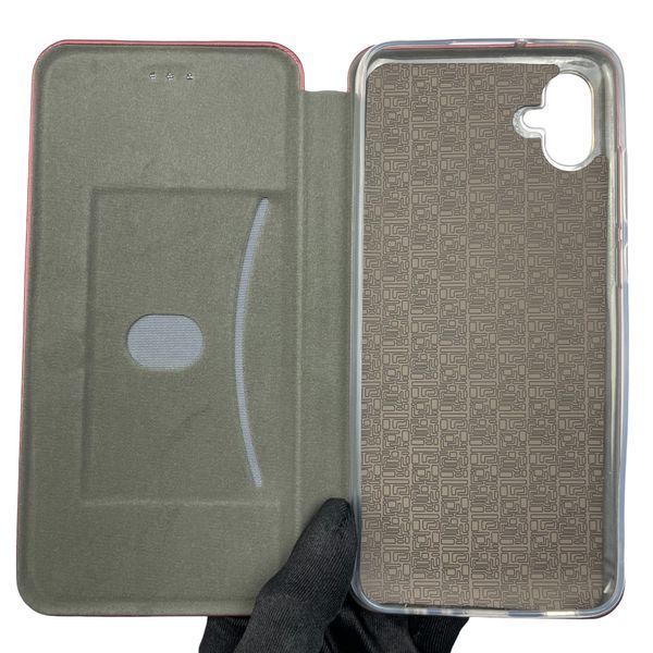 Чехол-книжка для Samsung Galaxy A04e SM-A042F с подставкой на самсунг а04е бордовая 0002128 фото