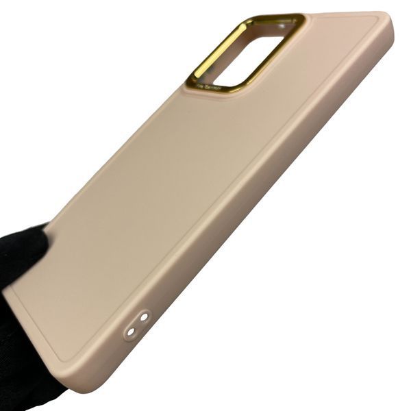 Чехол для Xiaomi Redmi Note 12 Pro 5G с высокими бортами с микрофиброй на сяоми редми нот 12 про 5г пудровый 0002248 фото