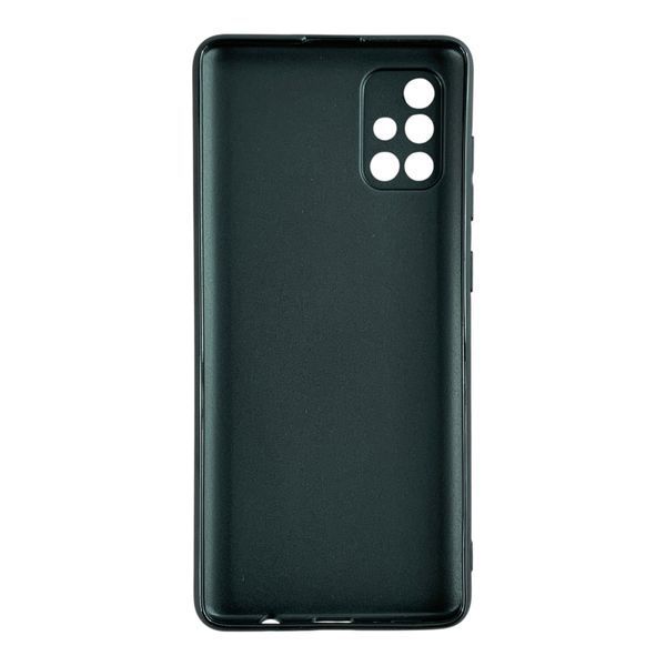 Чехол для Samsung Galaxy A71 черный матовый TPU (матовый, гибкий) 0059949 фото