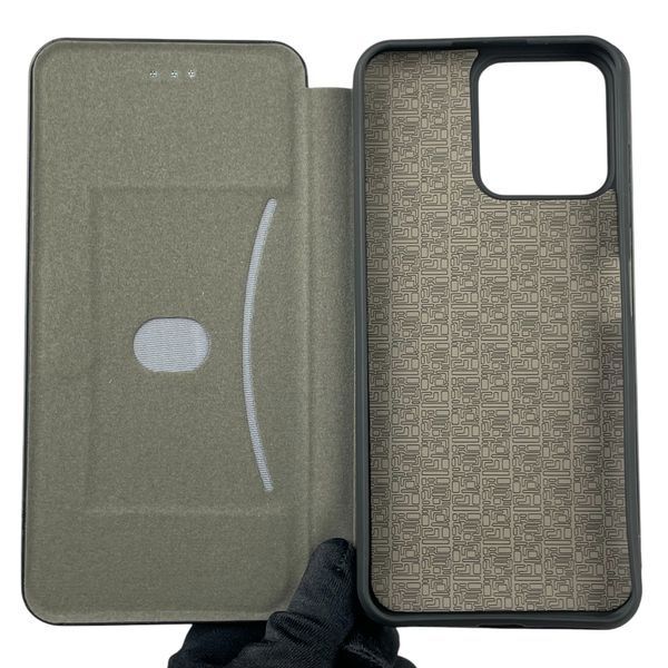 Чохол-книжка для ZTE Blade V50 Design (8050) з екошкіри із підставкою на зте блейд в50 дизайн чорна 0013298 фото