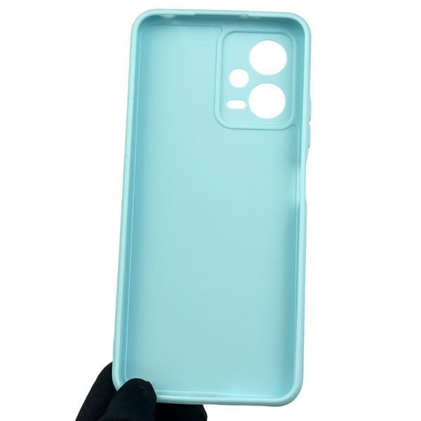Чехол для Xiaomi Poco X5 5G с квадратными гранями с защитой камеры на соями поко х5 бирюзовый 0012711 фото
