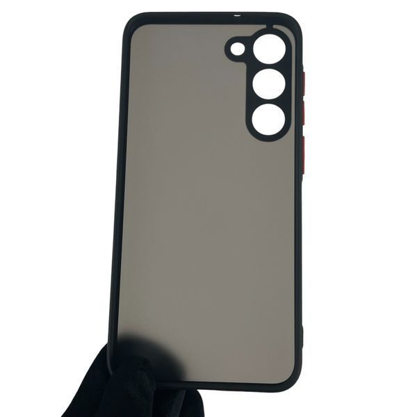 Чехол для Samsung Galaxy S23 Plus (SM-S916B) матовый с высокими бортами на самсунг с23 плюс чёрный 0012128 фото
