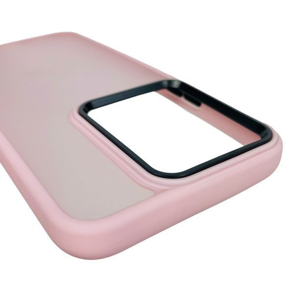 Чохол для TECNO Spark 8C KG5k протиударний матовий з високими бортами на техно спарк 8с рожевий 0001417 фото