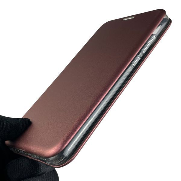 Чехол-книжка для Huawei Honor 8X (JSN-L21) из экокожи с подставкой на хуавей хонор 8X бордовая gd1 0013507 фото