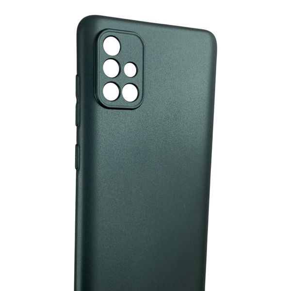 Чехол для Samsung Galaxy A71 черный матовый TPU (матовый, гибкий) 0059949 фото