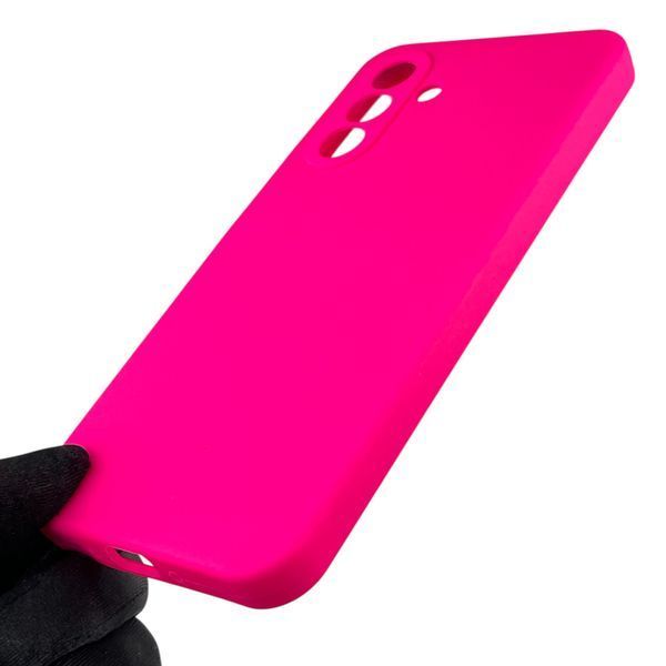 Чехол для Samsung Galaxy A26 (SM-A266) силиконовый с микрофиброй нескользящий на самсунг а26 малиновый 0031892 фото