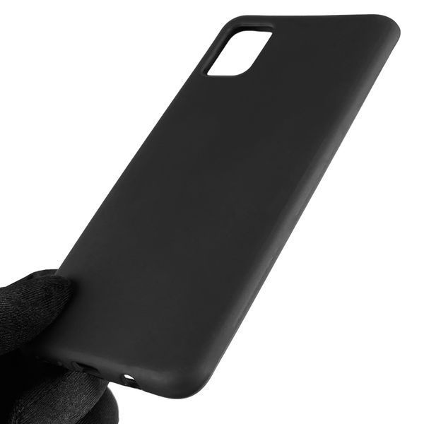 Чохол для Samsung Galaxy A51 SM-A515F однотонний матовий силіконовий на самсунг а51 чорний 0000127 фото