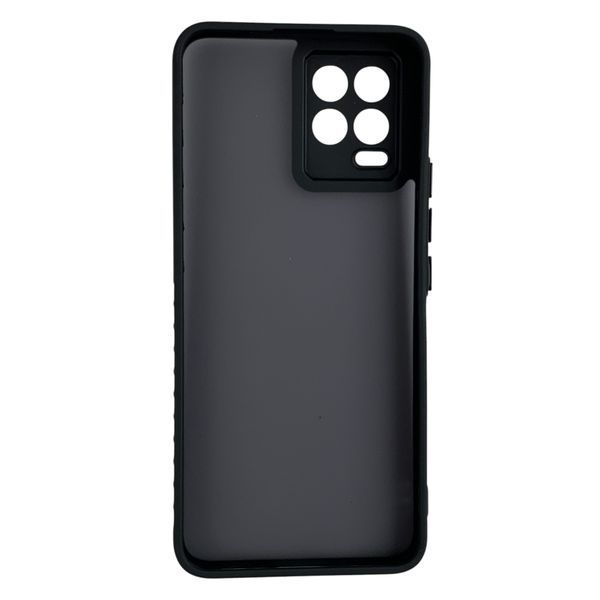 Чохол для Realme 8 Pro чорний матовий напівпрозорий (бампер, захист камери) 0062289 фото