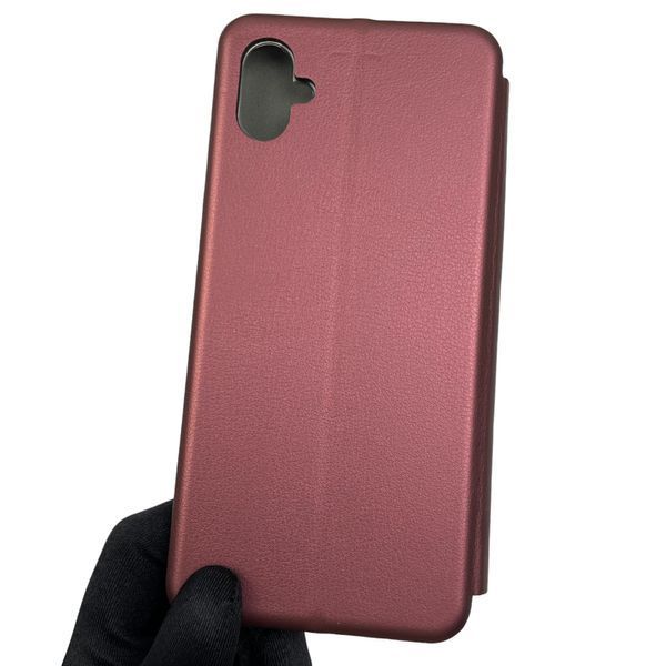 Чехол-книжка для Samsung Galaxy A04e SM-A042F с подставкой на самсунг а04е бордовая 0002128 фото