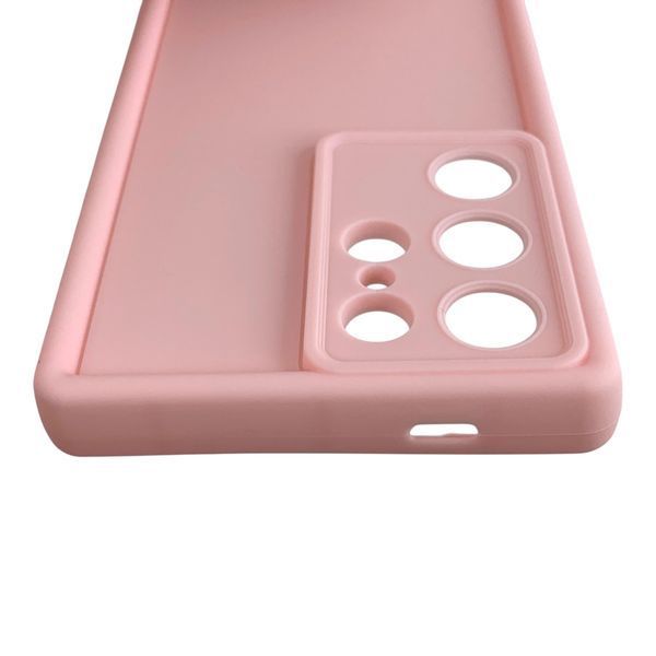 Чехол силиконовый Soft Touch для Samsung Galaxy S24 Ultra розовый (Полная защита камеры) 0054095 фото