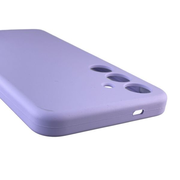 Чехол для Samsung Galaxy S24 Plus (SM-S926B) силиконовый с микрофиброй на самсунг с24 плюс сиреневый 0032205 фото