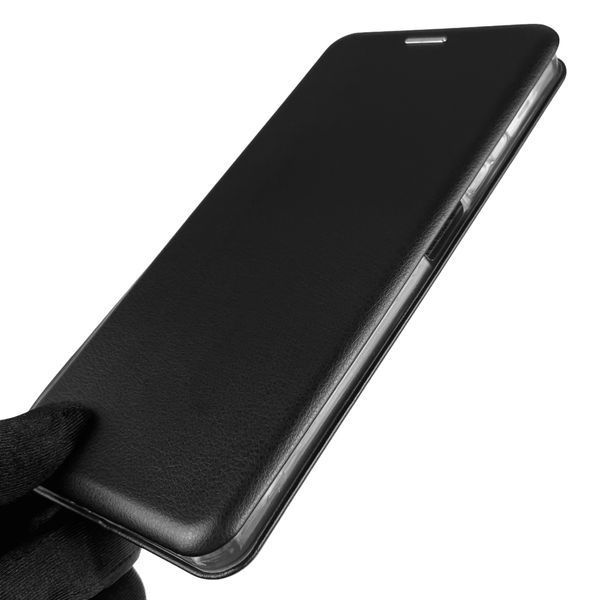 Чехол-книжка для Realme C55 с подставкой на реалми с55 чёрная 0000832 фото