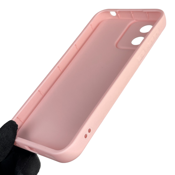Чохол силіконовий Soft Touch з 3D принтом Майнкрафт для Motorola Moto E13 (PAXT0034) рожевий (Повний захист камери) 0040994 фото