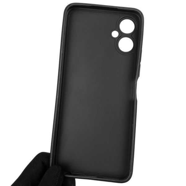 Чохол для TECNO Spark 9 Pro KH7n протиударний однотонний із квадратними гранями та захистом камери на техно спарк 9 про чорний 0001182 фото