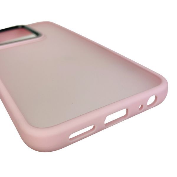 Чохол для TECNO Spark 8C KG5k протиударний матовий з високими бортами на техно спарк 8с рожевий 0001417 фото