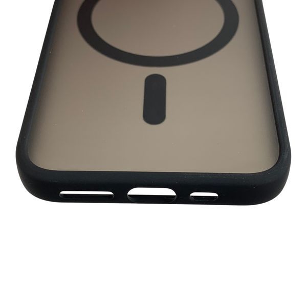 Чехол MagSafe для Apple iPhone 11 Pro черный (матовый полупрозрачный) 0059674 фото