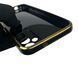 Чохол для Samsung Galaxy A14 4G (SM-A145F) з кільцем-підставкою із золотою окантовкою на самсунг а14 чорний gs1 0020579 фото 4
