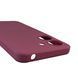 Чехол для Xiaomi POCO C65 силиконовый с микрофиброй нескользящий на сяоми поко с65 бордовый 0032474 фото 5