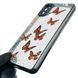 Чехол для Motorola G40 с блёстками с бабочками на моторола г40 черный 0037818 фото 4