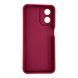 Чехол силиконовый Soft Touch для Motorola E14 бордовый (Полная защита камеры) 0054382 фото 2