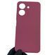 Чехол для Xiaomi POCO C65 силиконовый с микрофиброй нескользящий на сяоми поко с65 бордовый 0032474 фото 1