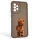 Чохол силіконовий оригінальний Soft Touch з 3D принтом кумедний тед ведмідик для Samsung Galaxy A52 4G (SM-A525) коричневий (Повний захист камери) 0048717 фото 1