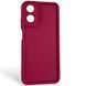 Чехол силиконовый Soft Touch для Motorola E14 бордовый (Полная защита камеры) 0054382 фото 1