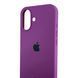 Чохол Silicone Case для Apple iPhone 16 фіолетовий (soft touch, закритий низ) 0059898 фото 4