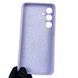 Чехол для Samsung Galaxy S24 Plus (SM-S926B) силиконовый с микрофиброй на самсунг с24 плюс сиреневый 0032205 фото 4