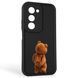 Чехол силиконовый Soft Touch с 3D принтом смешного теда мишки для Xiaomi Redmi 15 5G Global черный (Полная защита камеры) 0049246 фото 1