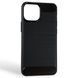 Чохол для Apple iPhone 13 Mini чорний карбон (карбоновий візерунок) 0060027 фото 1