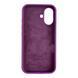 Чохол Silicone Case для Apple iPhone 16 фіолетовий (soft touch, закритий низ) 0059898 фото 2