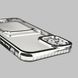 Чохол для Apple iPhone 11 Pro Max зі срібною окантовкою з кишенькою для карток на айфон 11 про макс срібний 0012989 фото 5