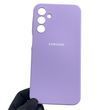 Чехол для Samsung Galaxy A15 (SM-A155M) люкс качества с логотипом на самсунг а15 сиреневый