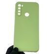 Чехол для Xiaomi Redmi Note 8 2021 с квадратными гранями на сяоми редми нот 8 2021 фисташковый