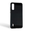 Чохол для телефона Xiaomi Mi 9 Lite карбоновий протиударний з високими бортами чорний