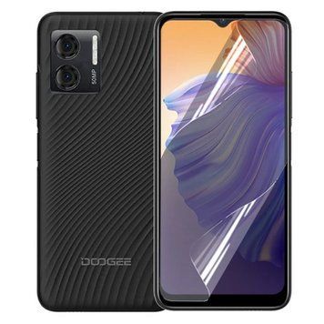 Антишпигун приватна плівка гідрогелева для Doogee N50 на дугі н50 прозора 0031173 фото