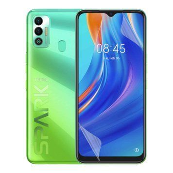 Плівка гідрогелева для Tecno Spark 7 (KF6n) глянцева протиударна на техно спарк 7 прозора 0003316 фото