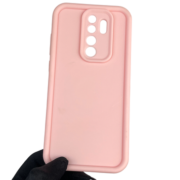 Чохол силіконовий Soft Touch для Xiaomi Redmi Note 8 Pro рожевий (Повний захист камери) 0040052 фото