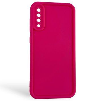 Чехол силиконовый Soft Touch для Samsung Galaxy A70 малиновый (Полная защита камеры) 0054001 фото